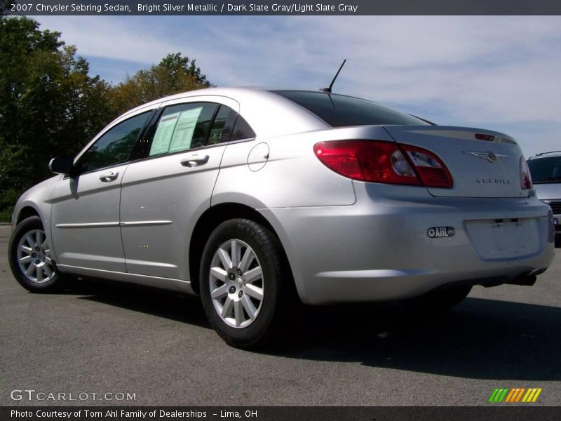 Bright Silver Metallic / Dark Slate Gray/Light Slate Gray 2007 Chrysler Sebring Sedan