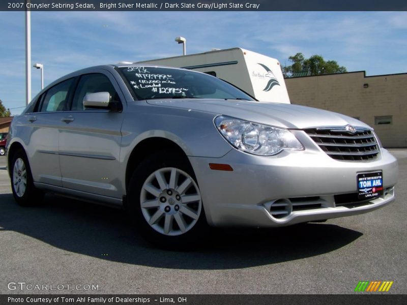 Bright Silver Metallic / Dark Slate Gray/Light Slate Gray 2007 Chrysler Sebring Sedan