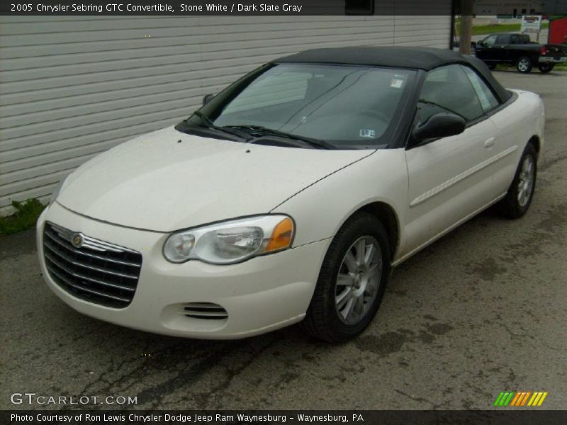 Stone White / Dark Slate Gray 2005 Chrysler Sebring GTC Convertible