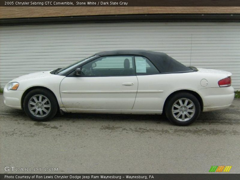 Stone White / Dark Slate Gray 2005 Chrysler Sebring GTC Convertible