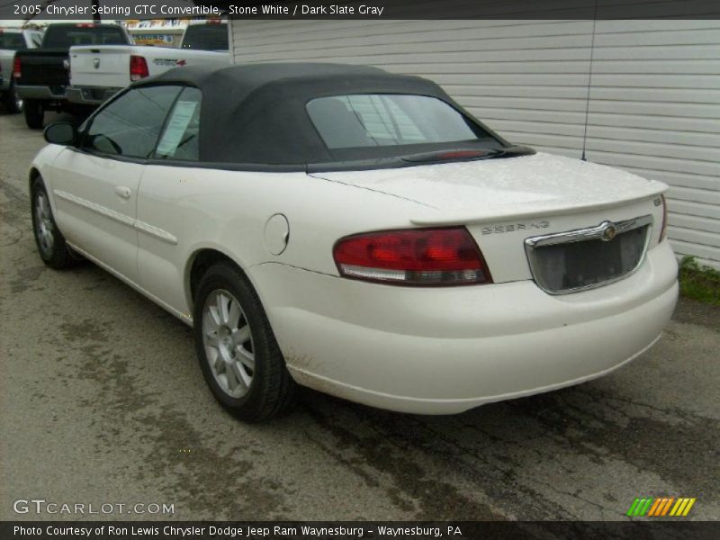 Stone White / Dark Slate Gray 2005 Chrysler Sebring GTC Convertible