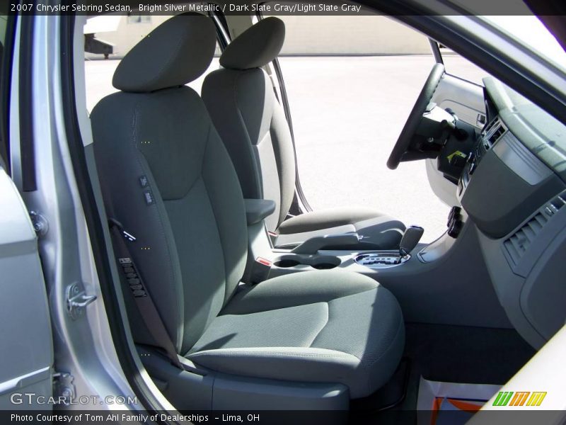 Bright Silver Metallic / Dark Slate Gray/Light Slate Gray 2007 Chrysler Sebring Sedan