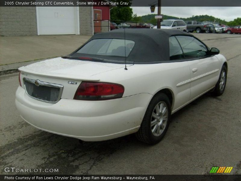 Stone White / Dark Slate Gray 2005 Chrysler Sebring GTC Convertible