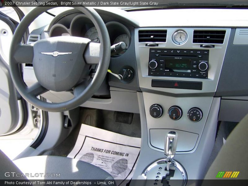 Bright Silver Metallic / Dark Slate Gray/Light Slate Gray 2007 Chrysler Sebring Sedan
