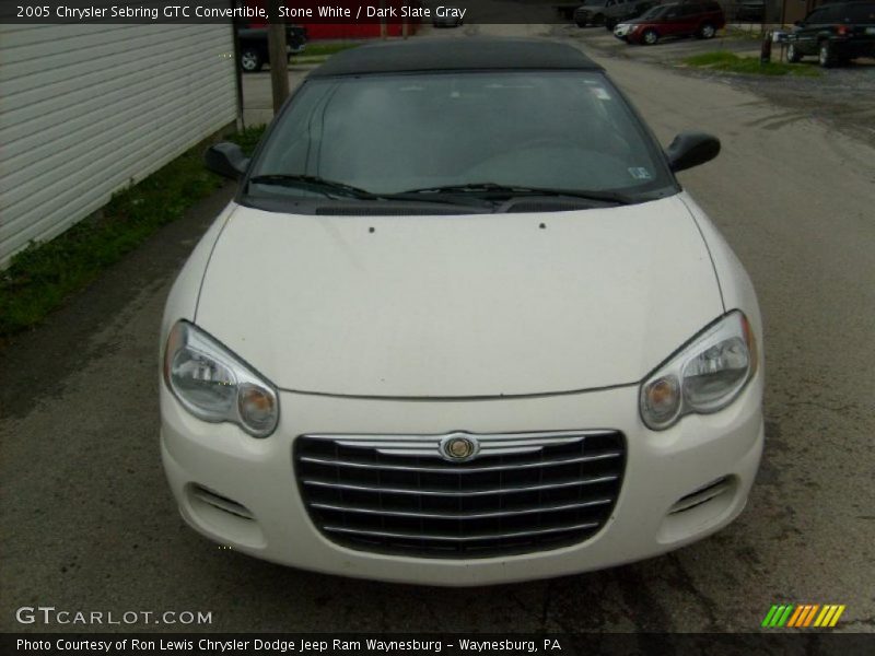 Stone White / Dark Slate Gray 2005 Chrysler Sebring GTC Convertible