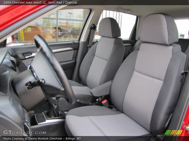 Sport Red / Charcoal 2009 Chevrolet Aveo Aveo5 LS