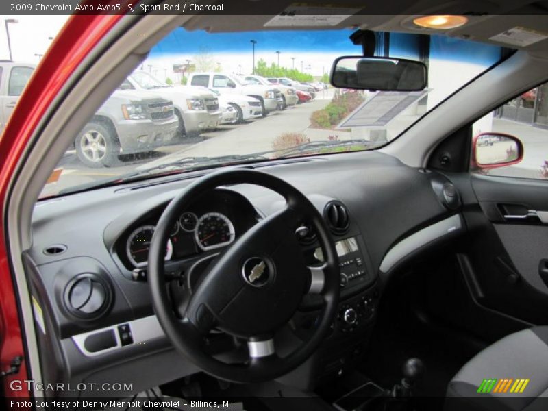 Sport Red / Charcoal 2009 Chevrolet Aveo Aveo5 LS