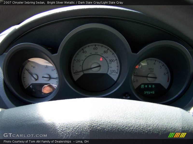 Bright Silver Metallic / Dark Slate Gray/Light Slate Gray 2007 Chrysler Sebring Sedan