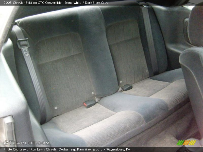 Stone White / Dark Slate Gray 2005 Chrysler Sebring GTC Convertible
