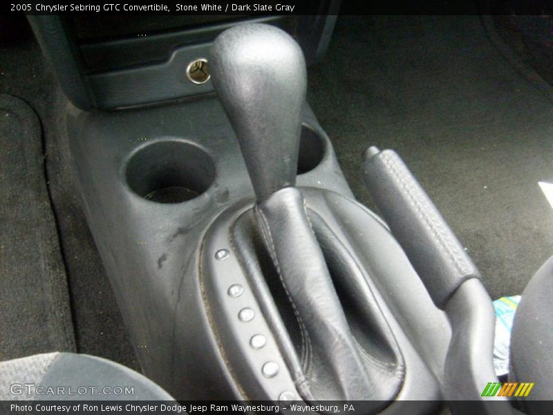 Stone White / Dark Slate Gray 2005 Chrysler Sebring GTC Convertible