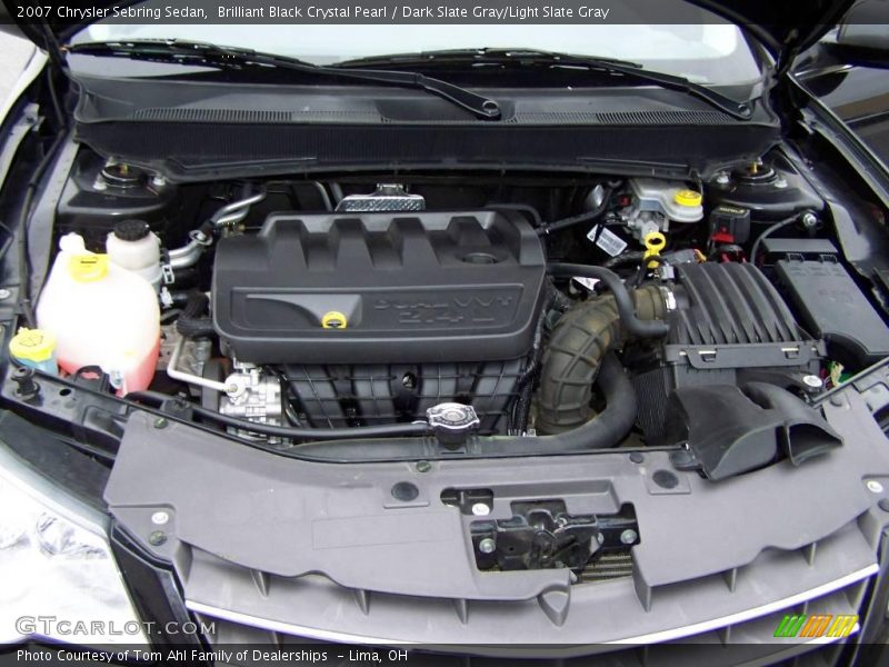Brilliant Black Crystal Pearl / Dark Slate Gray/Light Slate Gray 2007 Chrysler Sebring Sedan