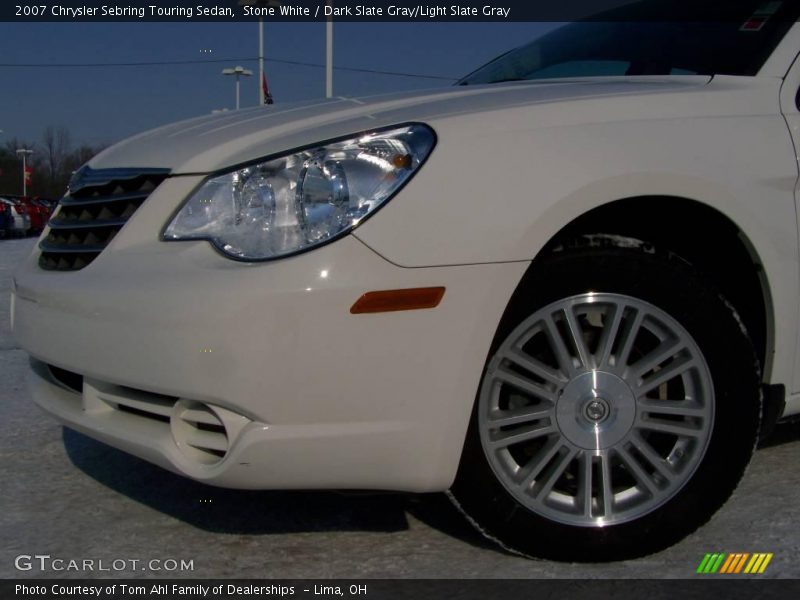 Stone White / Dark Slate Gray/Light Slate Gray 2007 Chrysler Sebring Touring Sedan