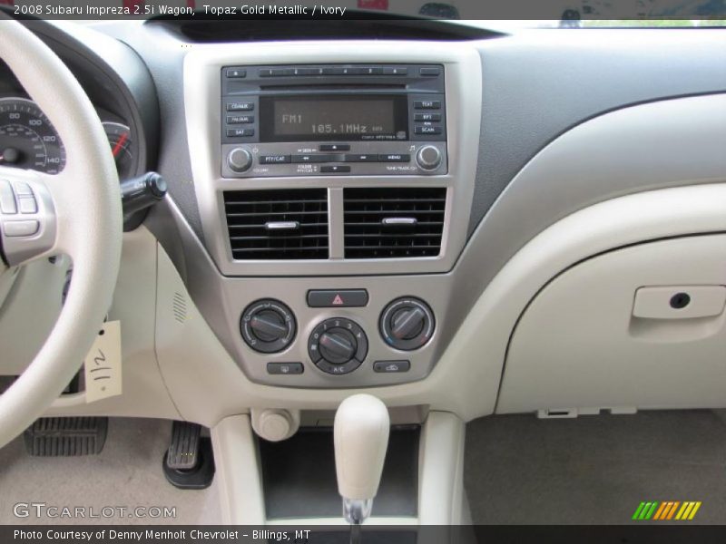 Topaz Gold Metallic / Ivory 2008 Subaru Impreza 2.5i Wagon