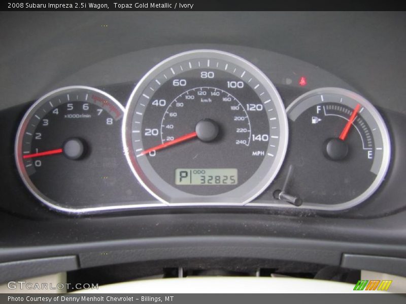 Topaz Gold Metallic / Ivory 2008 Subaru Impreza 2.5i Wagon