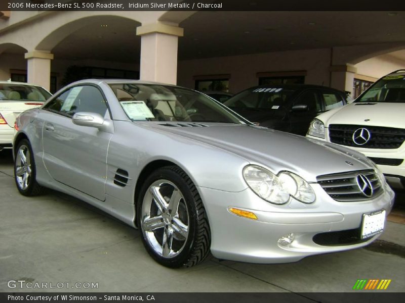 Iridium Silver Metallic / Charcoal 2006 Mercedes-Benz SL 500 Roadster