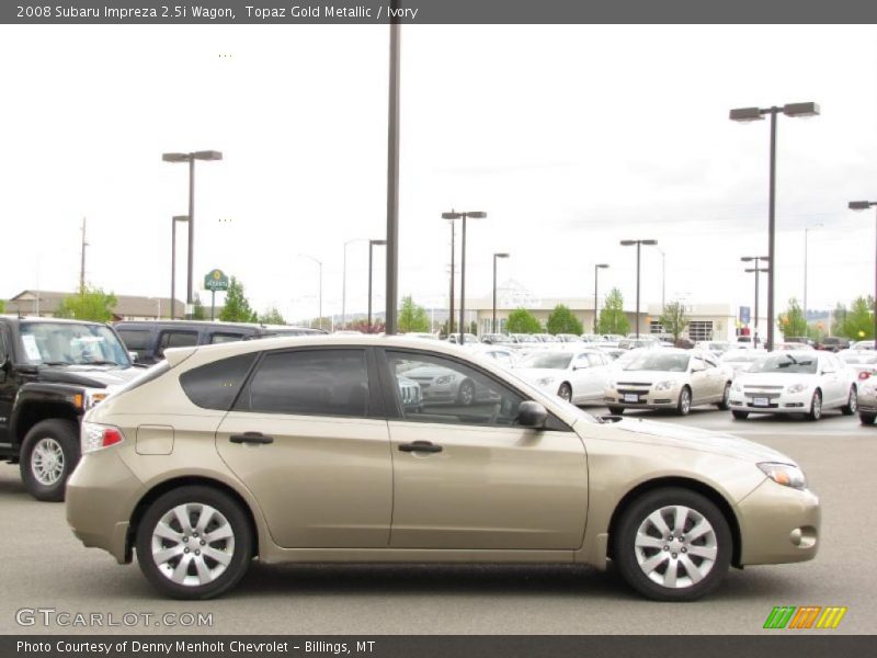 Topaz Gold Metallic / Ivory 2008 Subaru Impreza 2.5i Wagon