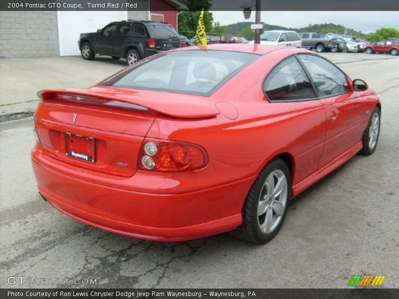 Torrid Red / Red 2004 Pontiac GTO Coupe