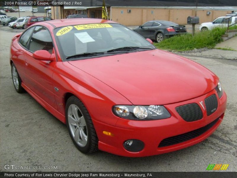 Torrid Red / Red 2004 Pontiac GTO Coupe