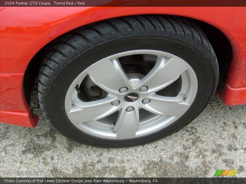 Torrid Red / Red 2004 Pontiac GTO Coupe