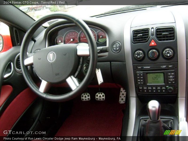 Torrid Red / Red 2004 Pontiac GTO Coupe