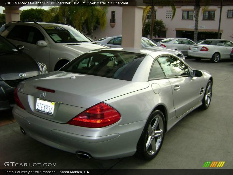 Iridium Silver Metallic / Charcoal 2006 Mercedes-Benz SL 500 Roadster