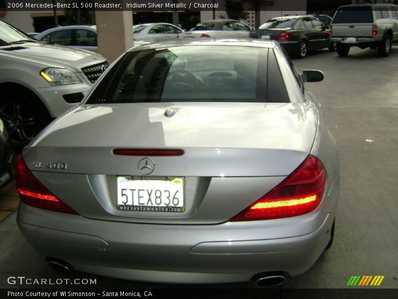 Iridium Silver Metallic / Charcoal 2006 Mercedes-Benz SL 500 Roadster