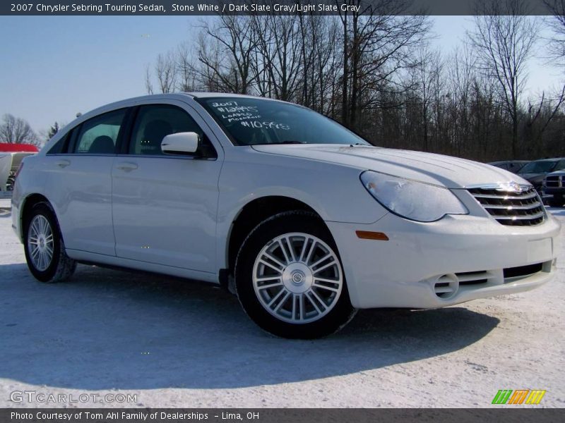 Stone White / Dark Slate Gray/Light Slate Gray 2007 Chrysler Sebring Touring Sedan
