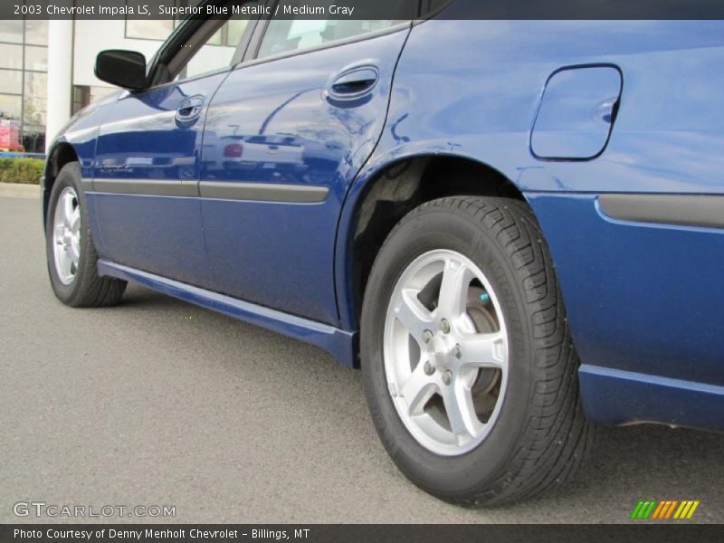 Superior Blue Metallic / Medium Gray 2003 Chevrolet Impala LS