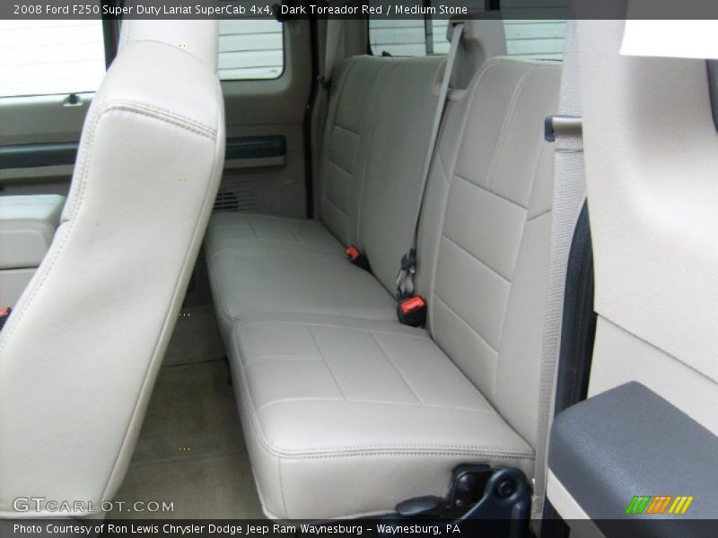 Dark Toreador Red / Medium Stone 2008 Ford F250 Super Duty Lariat SuperCab 4x4