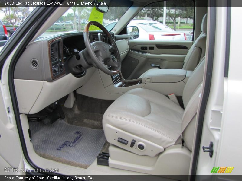 White Diamond / Shale 2003 Cadillac Escalade ESV AWD