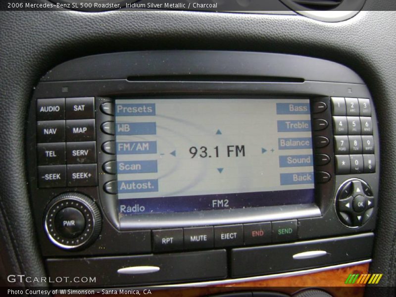 Iridium Silver Metallic / Charcoal 2006 Mercedes-Benz SL 500 Roadster