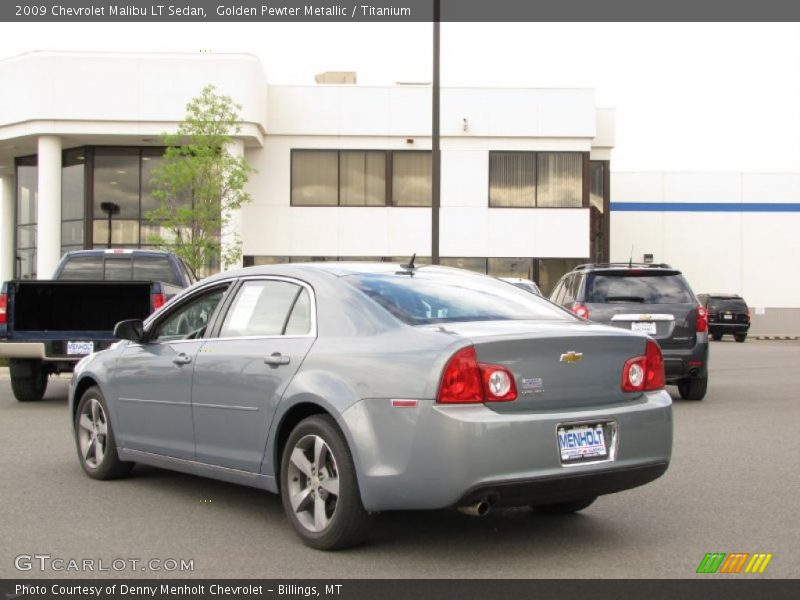 Golden Pewter Metallic / Titanium 2009 Chevrolet Malibu LT Sedan