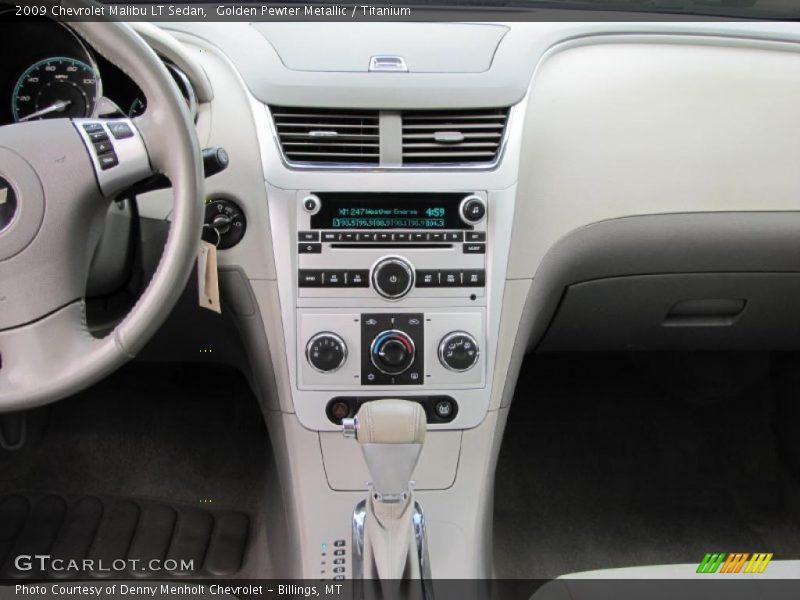 Golden Pewter Metallic / Titanium 2009 Chevrolet Malibu LT Sedan