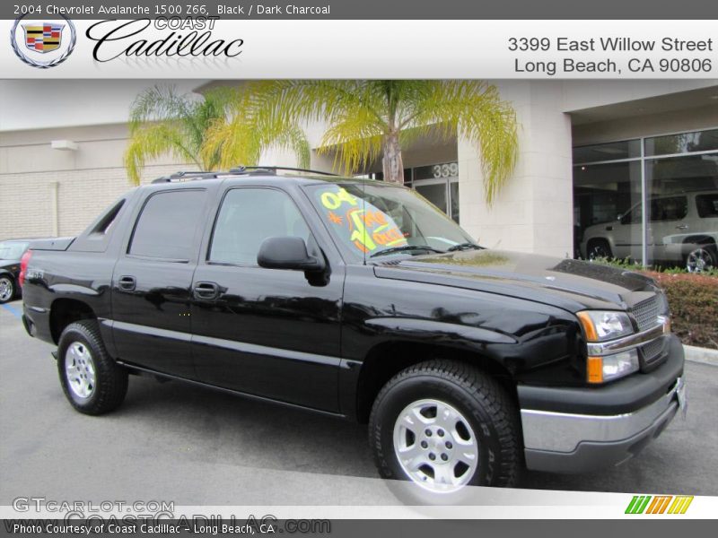 Black / Dark Charcoal 2004 Chevrolet Avalanche 1500 Z66