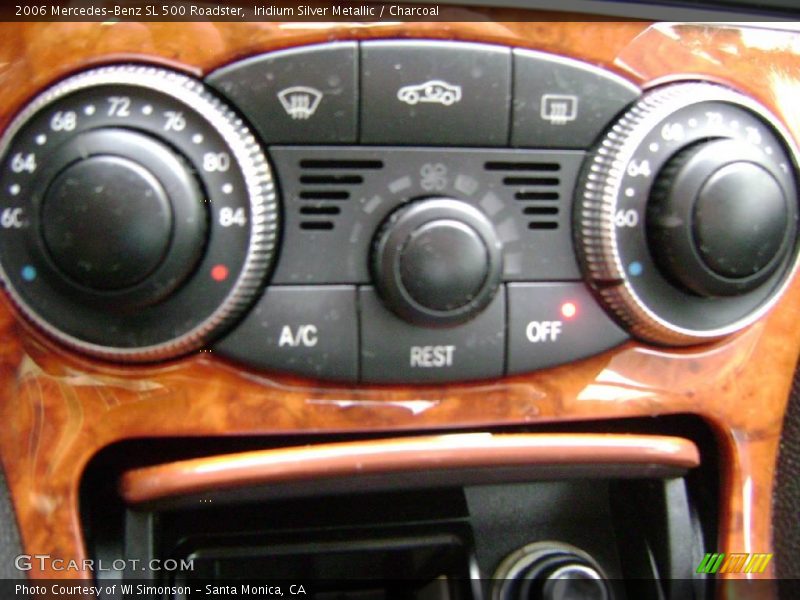 Iridium Silver Metallic / Charcoal 2006 Mercedes-Benz SL 500 Roadster