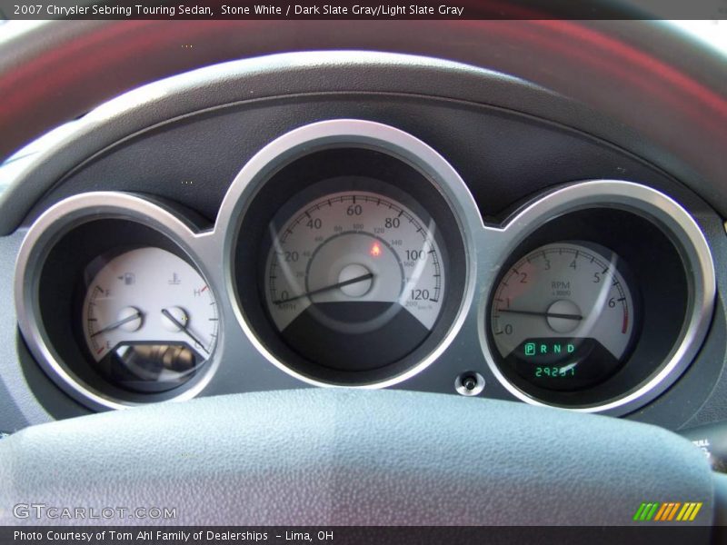 Stone White / Dark Slate Gray/Light Slate Gray 2007 Chrysler Sebring Touring Sedan