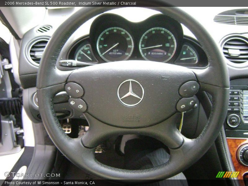 Iridium Silver Metallic / Charcoal 2006 Mercedes-Benz SL 500 Roadster