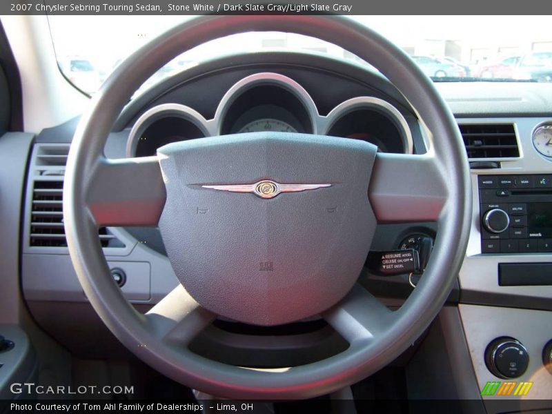 Stone White / Dark Slate Gray/Light Slate Gray 2007 Chrysler Sebring Touring Sedan