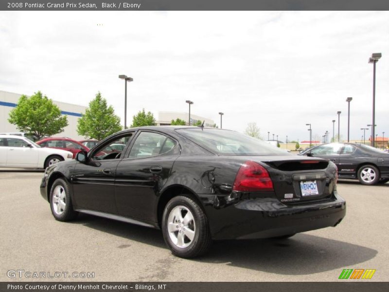 Black / Ebony 2008 Pontiac Grand Prix Sedan