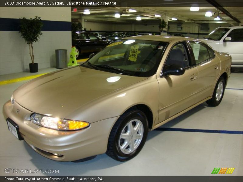 Sandstone Metallic / Neutral 2003 Oldsmobile Alero GL Sedan