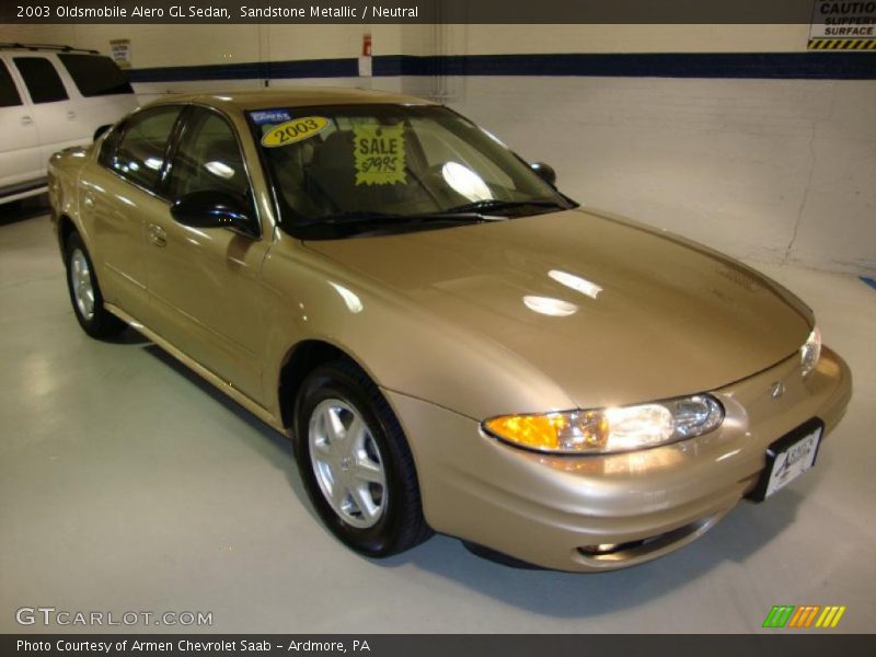 Sandstone Metallic / Neutral 2003 Oldsmobile Alero GL Sedan