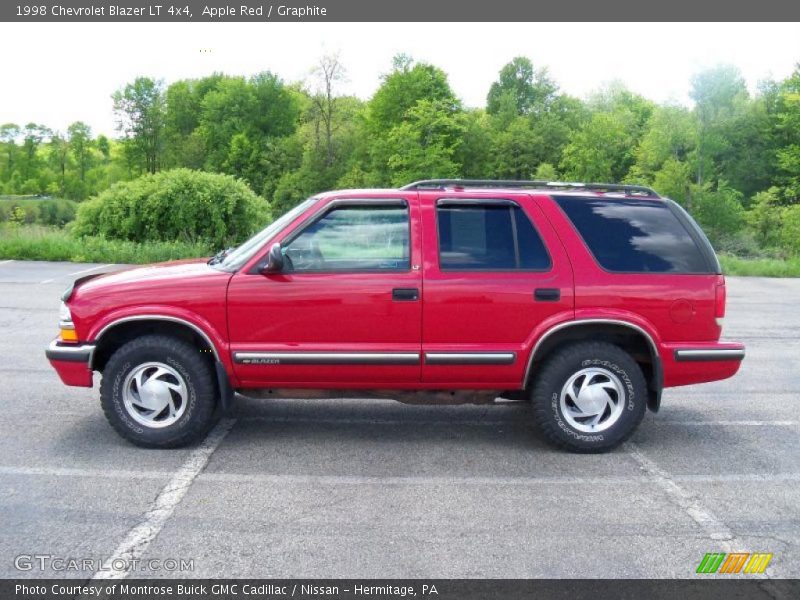 Apple Red / Graphite 1998 Chevrolet Blazer LT 4x4