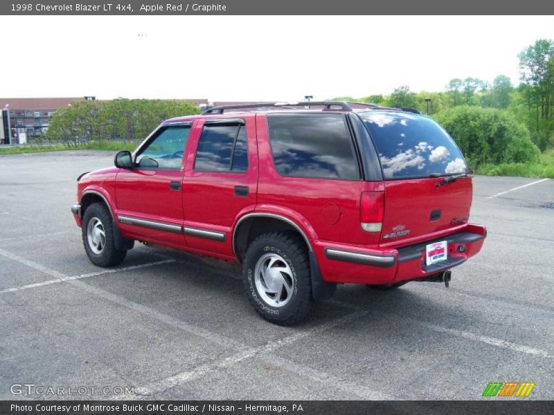 Apple Red / Graphite 1998 Chevrolet Blazer LT 4x4