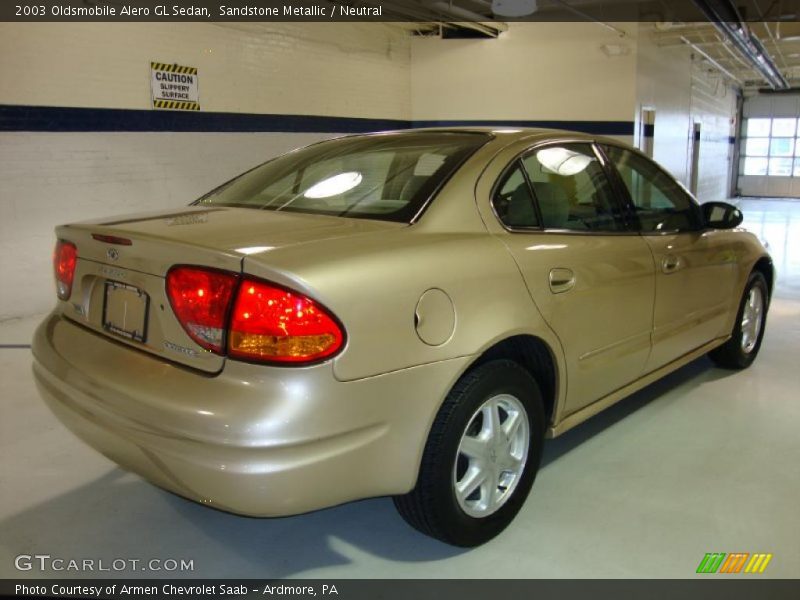Sandstone Metallic / Neutral 2003 Oldsmobile Alero GL Sedan