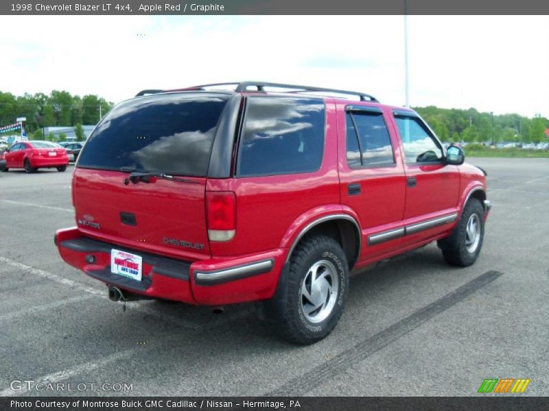 Apple Red / Graphite 1998 Chevrolet Blazer LT 4x4
