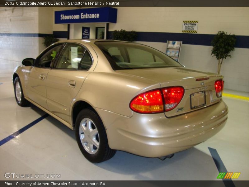 Sandstone Metallic / Neutral 2003 Oldsmobile Alero GL Sedan