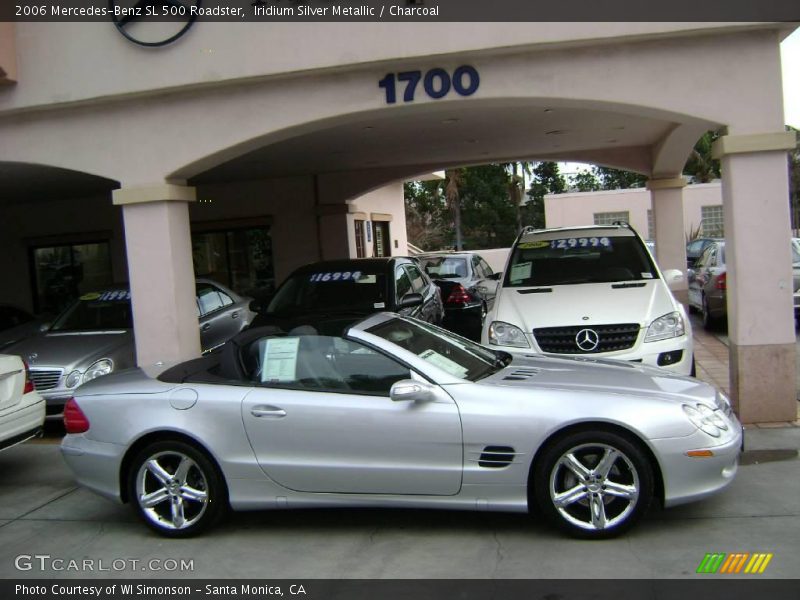 Iridium Silver Metallic / Charcoal 2006 Mercedes-Benz SL 500 Roadster