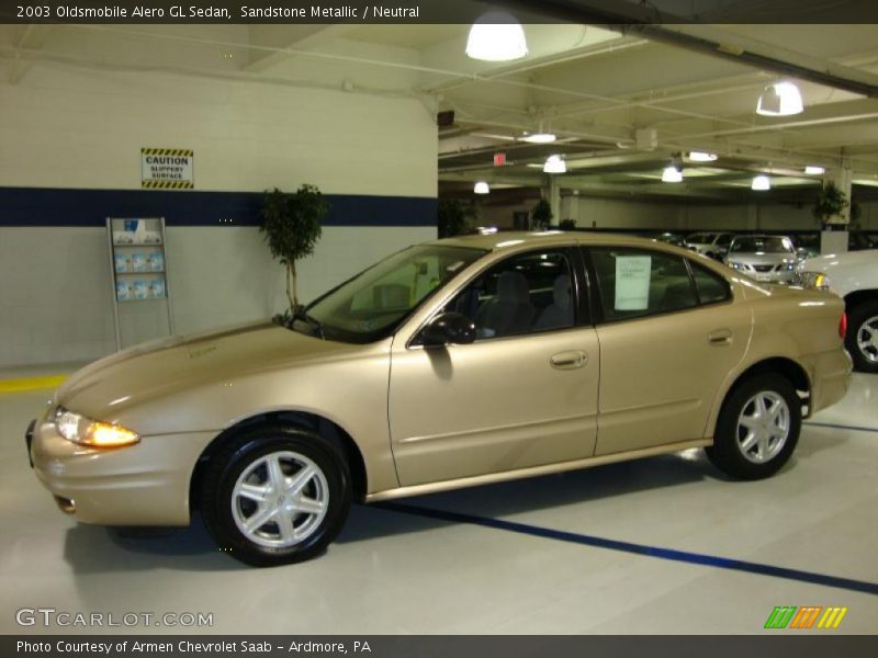 Sandstone Metallic / Neutral 2003 Oldsmobile Alero GL Sedan