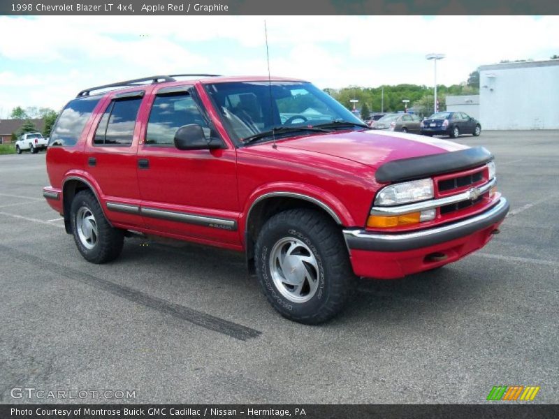 Apple Red / Graphite 1998 Chevrolet Blazer LT 4x4