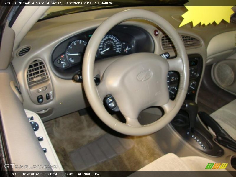 Sandstone Metallic / Neutral 2003 Oldsmobile Alero GL Sedan